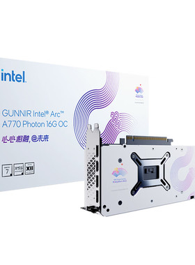 蓝戟Intel Arc A770 Photon 16G OC GDDR6台式机游戏设计显卡