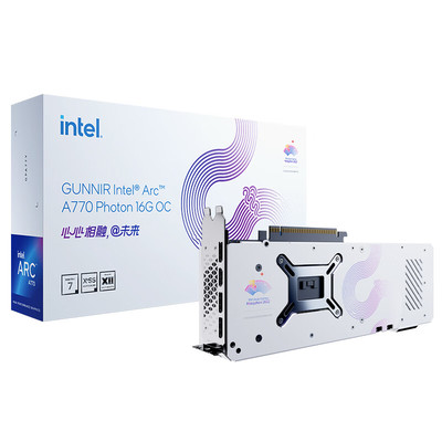 蓝戟Intel Arc A770 Photon 16G OC GDDR6台式机游戏设计显卡