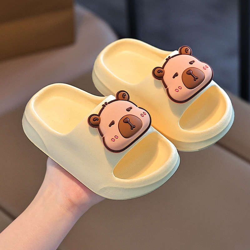 拖鞋eva可爱凉拖卡皮巴拉舒适厚底踩屎感宝宝儿童拖鞋卡通防滑鞋,童鞋/婴儿鞋/亲子鞋,儿童棉拖鞋,淘宝优惠券,粉丝福利购,淘宝优惠卷
