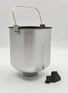 2磅美的面包机配件内胆桶AHS20AC-PASY/AHS20AB-PG搅拌和面桶