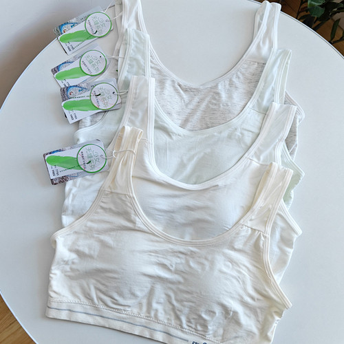 兔耳朵超薄款透气网眼少女文胸无钢圈内衣胸罩学生发育期小背心