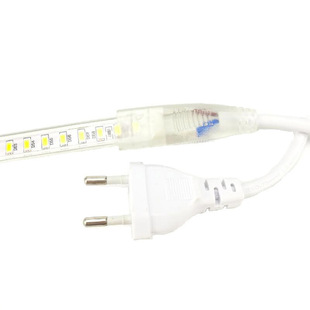 户外led灯带220v超亮白光工程灯条自粘家用客厅2835防水带插头