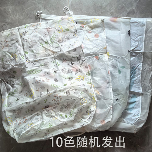 家用装被子防尘袋圆形束口抽绳棉被收纳整理袋防潮衣服搬家打包袋
