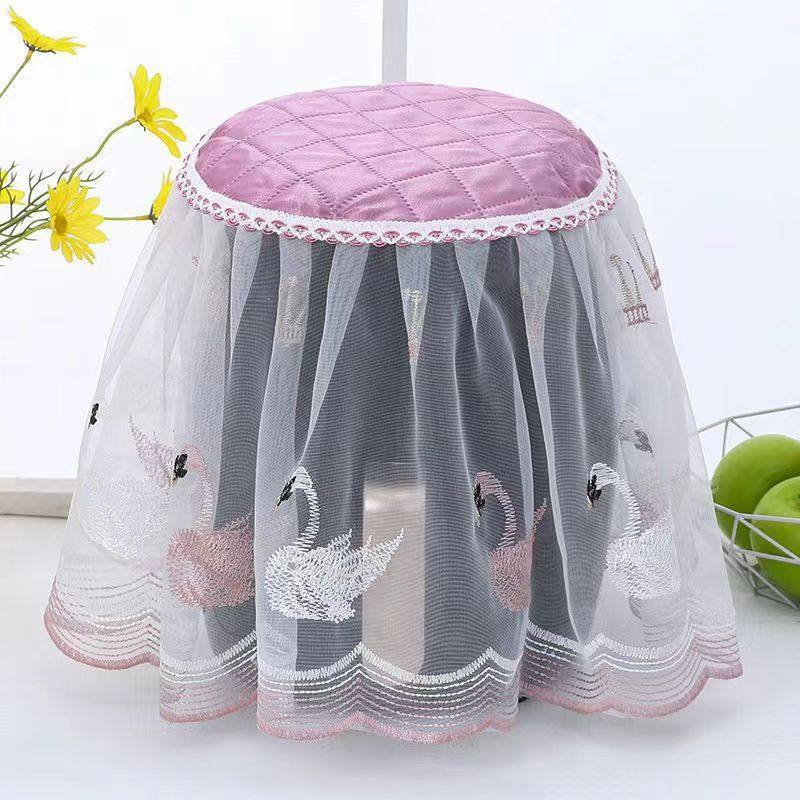 空气炸锅罩 家用电器防尘盖巾 蕾丝刺绣装饰厨房防油烟灰尘