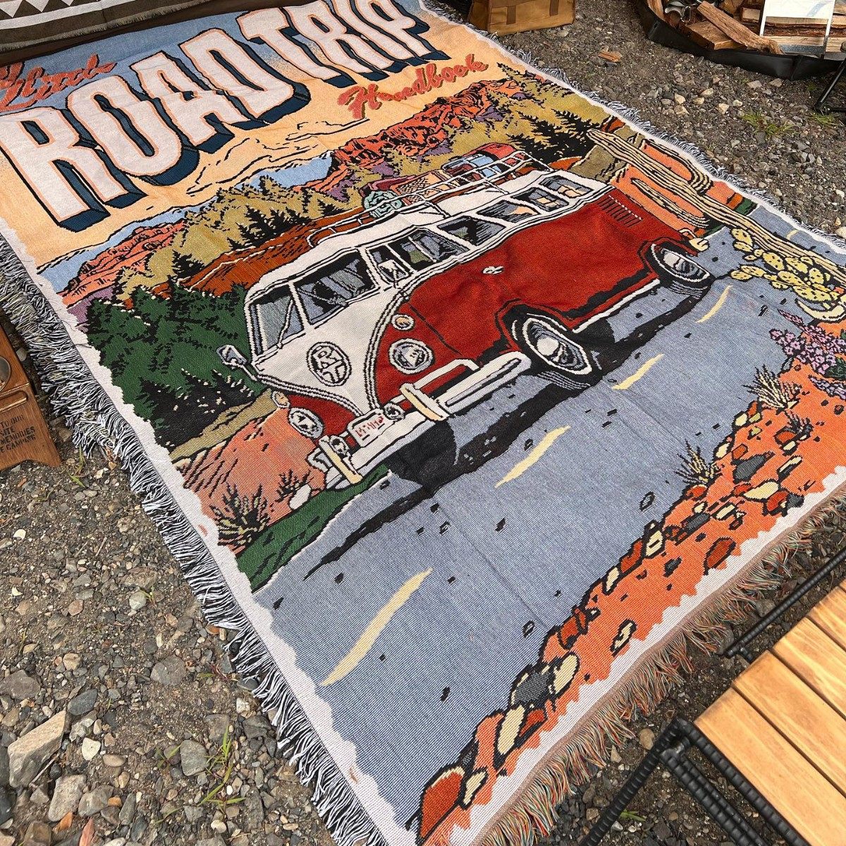 Road Trip 公路旅行极限运动装饰毯Volkswagen Combi