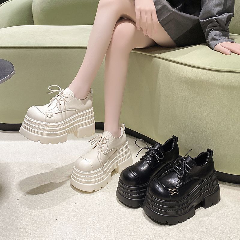 保暖纯色炸街高颜值单鞋2025网红爆款套脚舒适小个子显高玛丽珍鞋