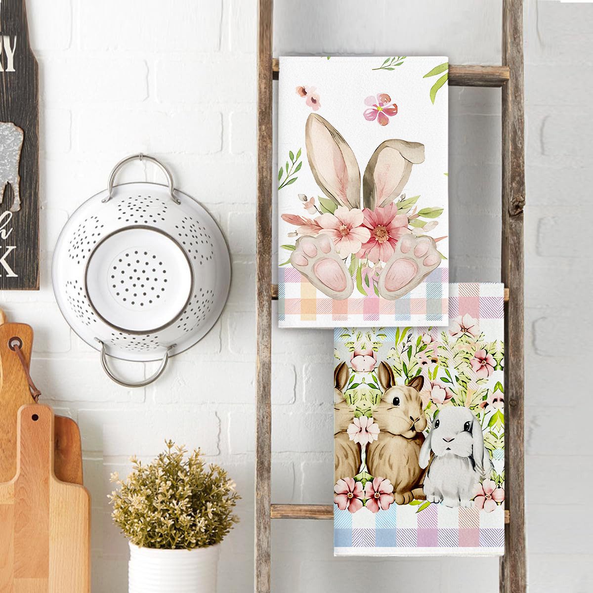 2pcs TEMU JIT 爆款情人节毛巾印花厨房毛巾超细纤维洗碗巾抹布