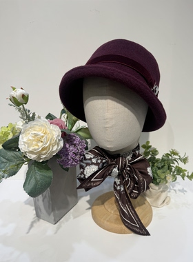 Aqua city 水世界2025秋冬高级感皮带扣日本进口礼帽MA402