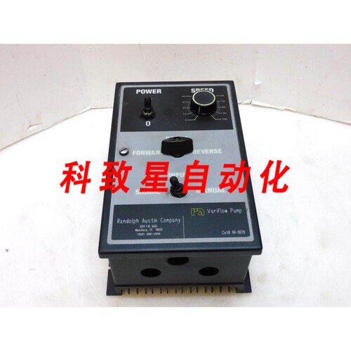工业配件RANDOLPH AUSTIN CAT#04-0070 VARIFLOW泵控制器PN483 11