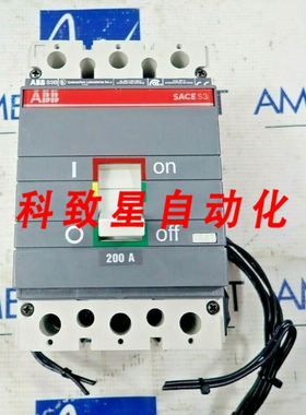 工业配件SACE S3B 3极200安培 1221600003断路器+24V分流器+AUX-