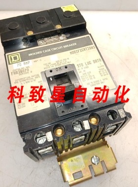 工业配件FHB36070 70安培 I-LINE断路器3极600VAC25 KA 480VAC