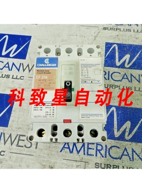 工业配件CF3100 100安培 3极600V 25KA 480V断路器
