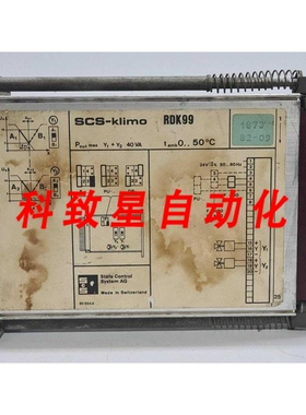 工业配件SCS-KLIMO STAFA控制系统 AG板 RDK99-