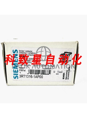 工业配件3RT1316-1AP00接触器AC-1 18A 12KW 400V 230V AC