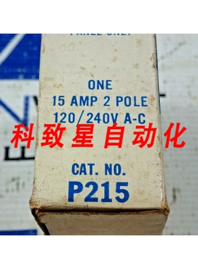 工业配件ITE P215 15安培 2极120/240V PUSHMATIC断路器
