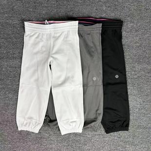 美国专业棒垒球七分裤弹力防滑比赛训练运动儿童女孩青少年黑白灰