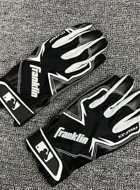 美国 Franklin 青少年女士 棒球垒球 打击手套 人造革 飞盘手套