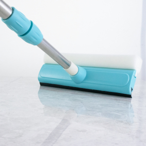 双面玻璃擦伸缩杆擦窗器不锈钢玻璃刮汽车玻璃海绵清洁洗刷刮水器