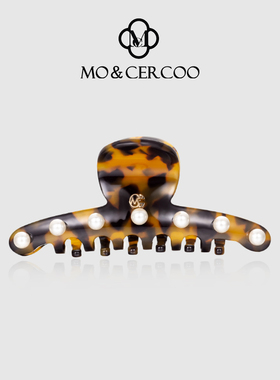 Mo&Cercoo醋酸发抓鲨鱼夹9.3cm发卡头饰时尚后脑勺发夹女法式抓夹