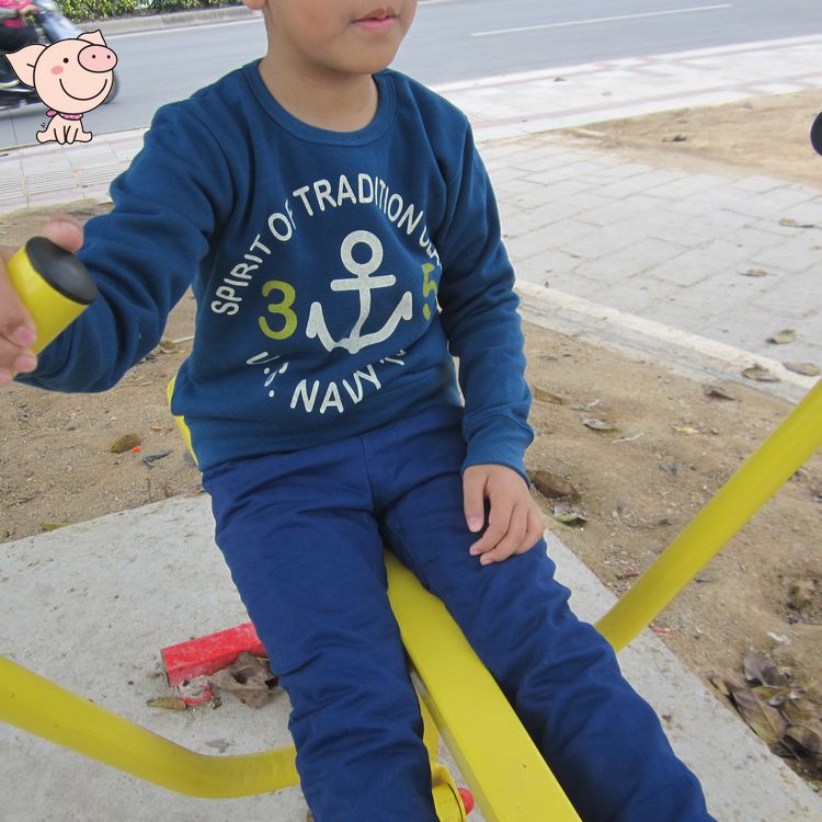 包邮抓绒卫衣休闲男春秋