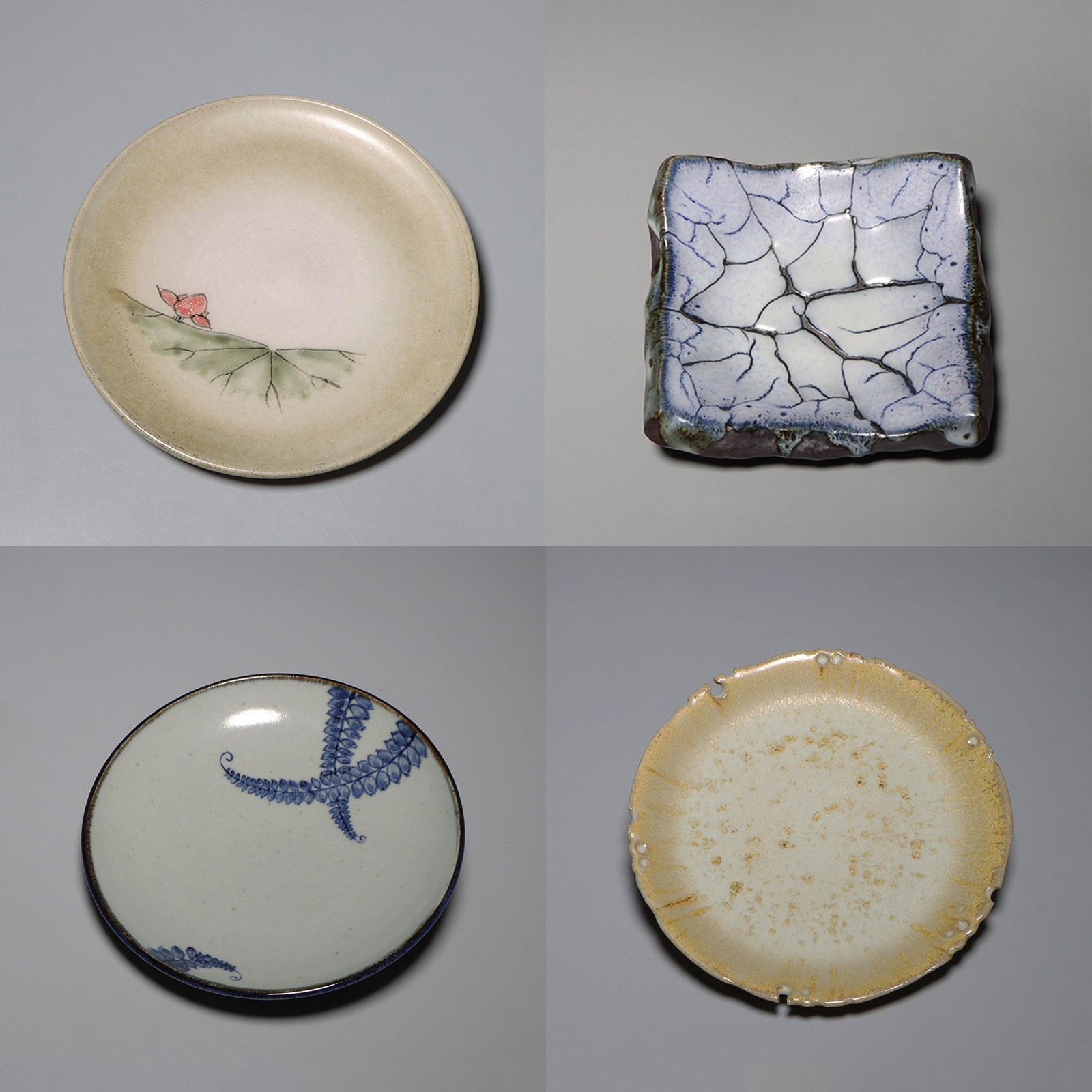 台湾张美芬章格铭张书曜高伟能手绘壶承圆形干泡台盘圆盘壶托