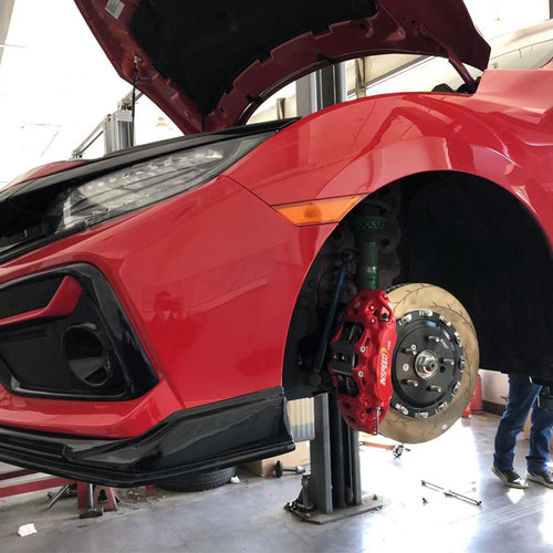 思域FK7 INSPEED硬速 CS6 355大六 大四活塞刹车卡钳套装