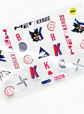 适用KASKMET头盔贴纸