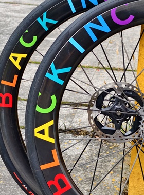 适用于BLACKINC公路车碳纤维轮组4858改色贴纸定制