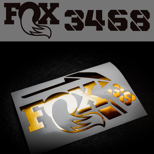 FOX山地车避震前叉贴纸