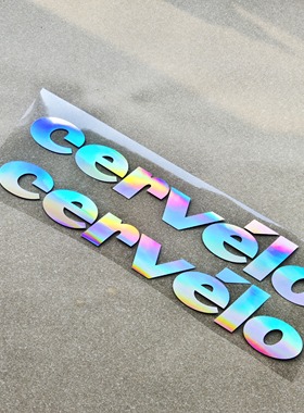 适用于CERVELO碳纤维SR5公路自行车头管下管改色防水贴纸