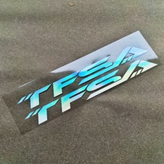 适用于TFSA无标公路山地车下管标改色美化贴纸定制