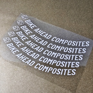 适用于bike composites公路车碳纤维轮组改色贴纸定制 ahead
