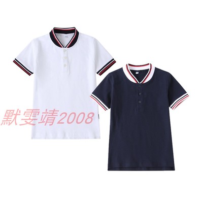 同款校服T恤POLO衫夏季短袖英伦