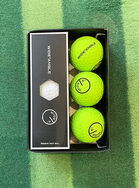 出口韩国三层远距离高尔夫比赛球  小包装（6粒装）白色 绿色