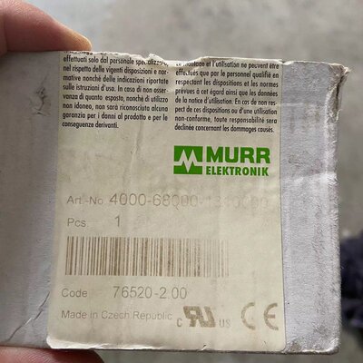 议价MURR4000-68000-1310000以网路接口RJ4
