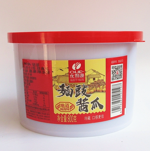 永利源面豉酱瓜800g闽南泉州特产古早味小菜去籽净瓜红版绿版包邮
