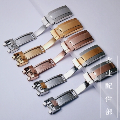 适配劳力士水鬼橡胶硅胶表带表扣