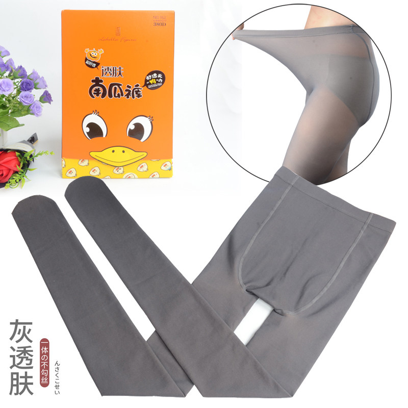 拉贝拉加肥富姐风咖透肤连裤袜