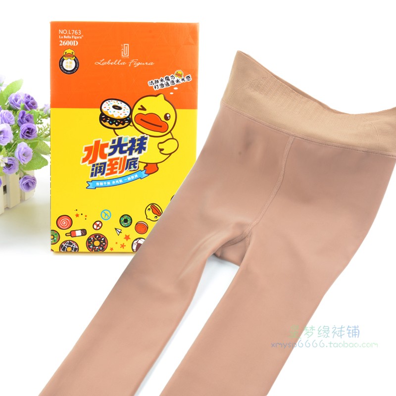 加厚打底裤袜拉贝拉假透肉