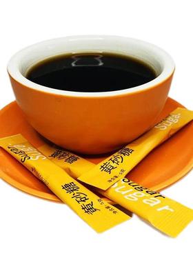 独立小包5g*100包白砂糖细糖包小包袋装咖啡伴侣黑咖啡糖调糖袋装