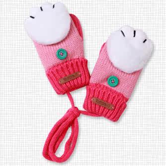 Gants pour enfants en de laine - Ref 2146948 Image 3