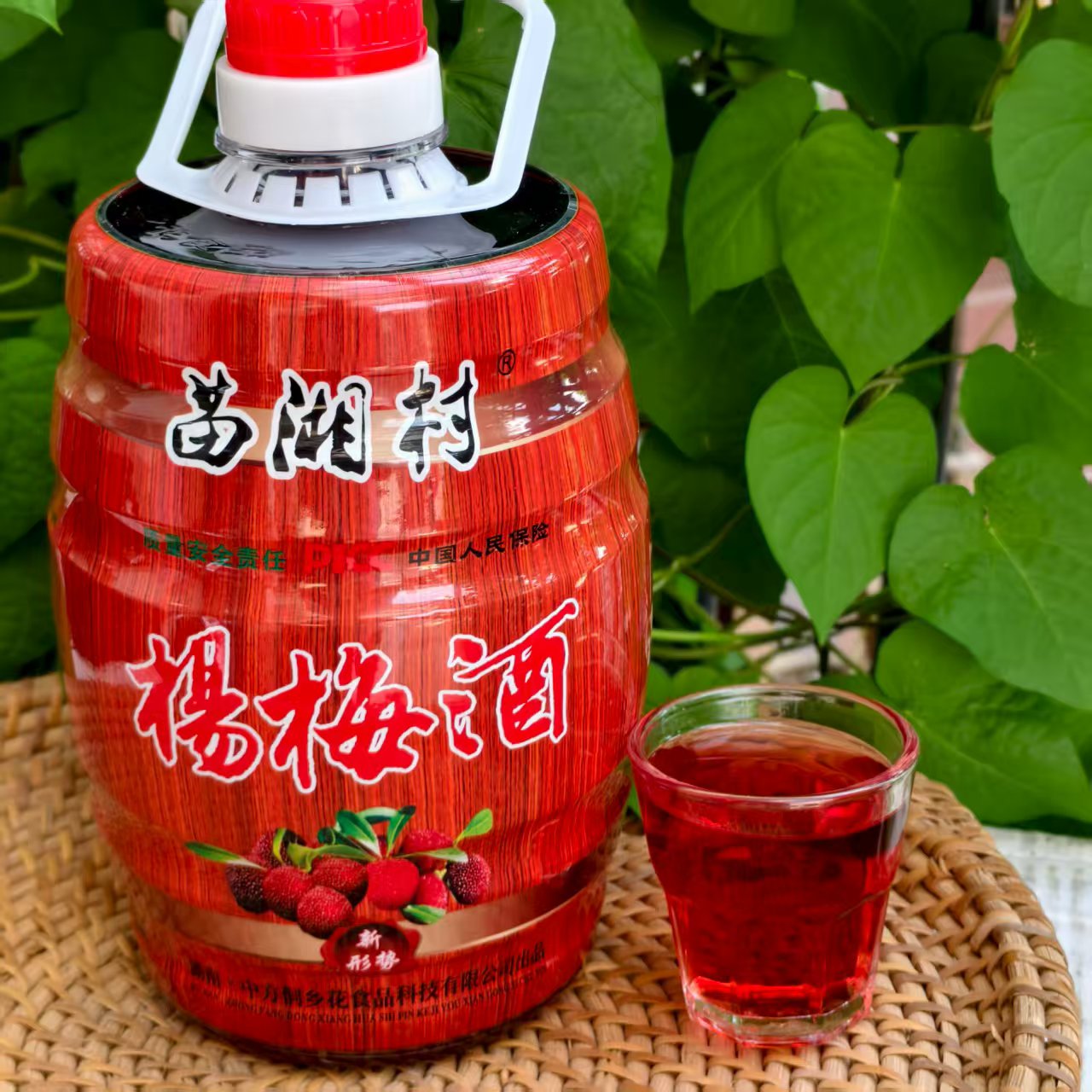 湖南特产靖州苗湘村杨梅酒12度5斤杨梅红酒买五发六瓶