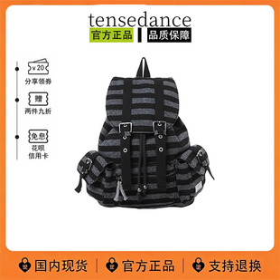 【现货】杨超越Newjeans同款韩国tensedance双肩包条纹多口袋背包