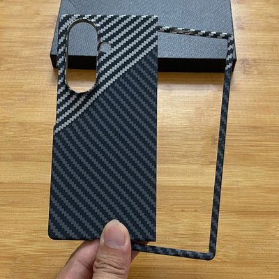适用三星Z Fold7手机壳碳纤维ZFold6折叠zflod5夫拉flod4芳纶w24心系天下w23防指纹Fold2前框后壳W25保护套硬