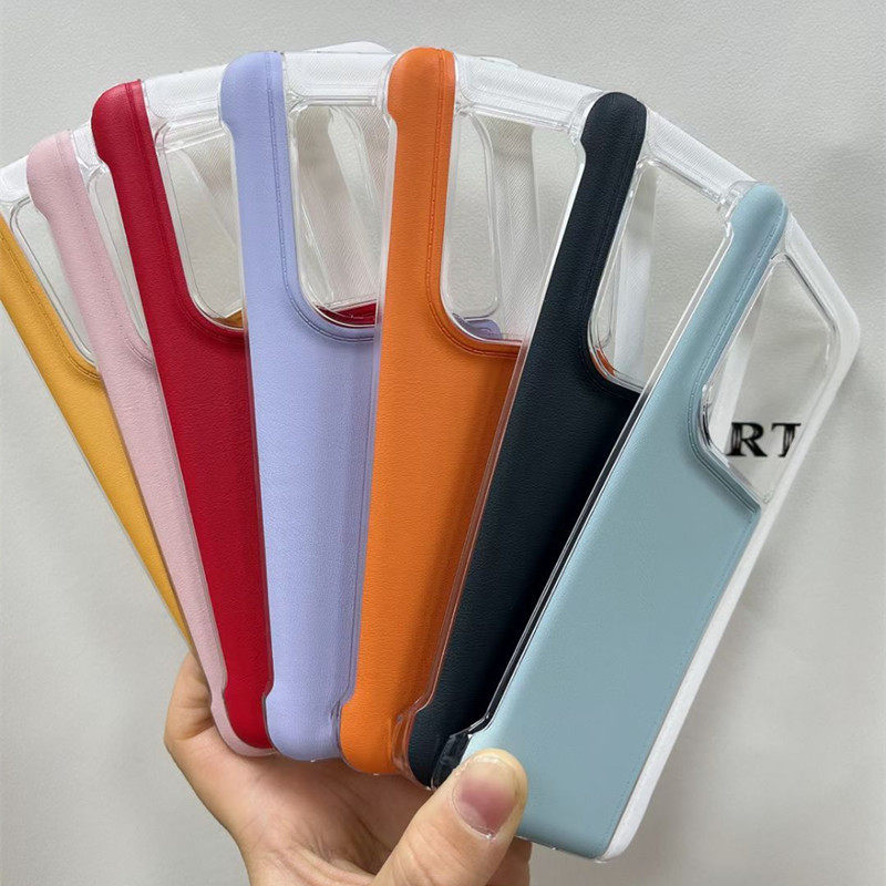 适用于华为荣耀Magic6至臻版手机壳Honor Magic6至臻版皮革保护套外壳时尚双色潮流手机套个性保护壳彩色商务