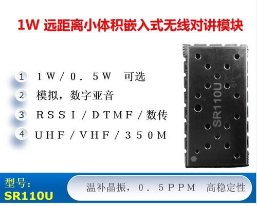 SR-FRS-1WU (400M-470M) SR110U无线对讲机模块 无线数据传输模块 - 封面