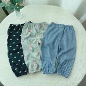 春秋长裤 卫衣外出裤 罩裤 宽松宝宝罩裤 可套棉裤 柔软可开裆003