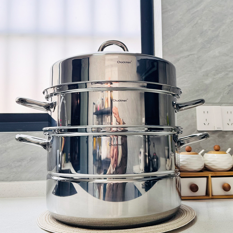 不调炉灶304不锈钢大号蒸煮锅32