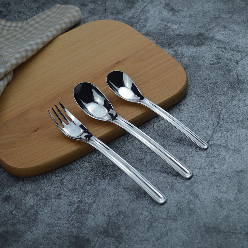 深头好喝汤 304便携儿童辅食喂饭吃饭勺喝汤勺子成人吃饭调羹