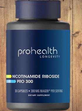美国PROHEALTH烟酰胺核糖体NR Pro 300毫克 NIAGEN+150mg TMG30粒